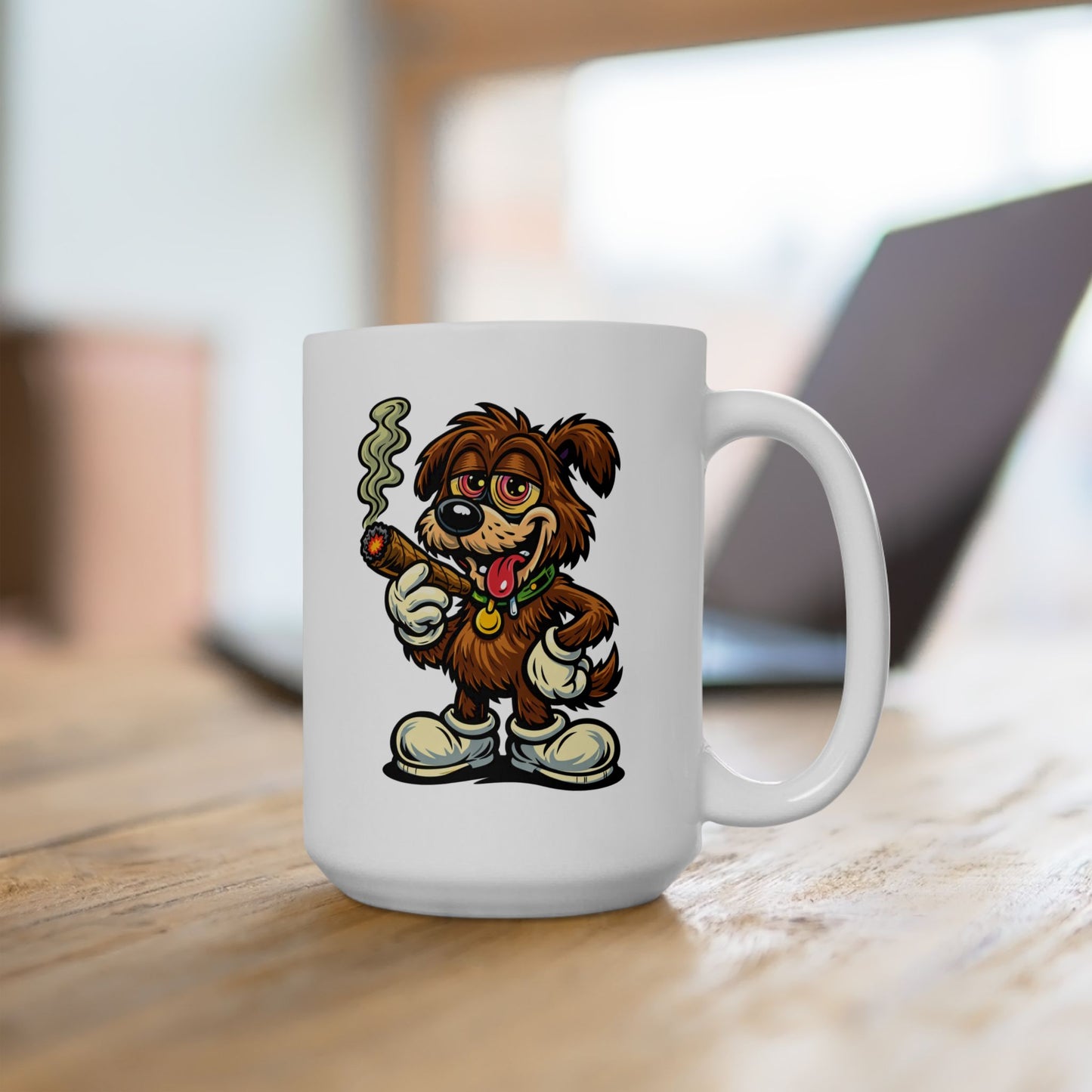 "Official Wake & Bake Doggo" - 15oz Coffee Mug
