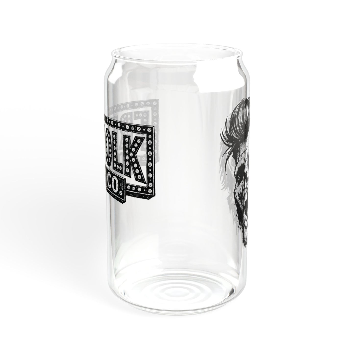 "The King" - 16oz Zombie Can Glass