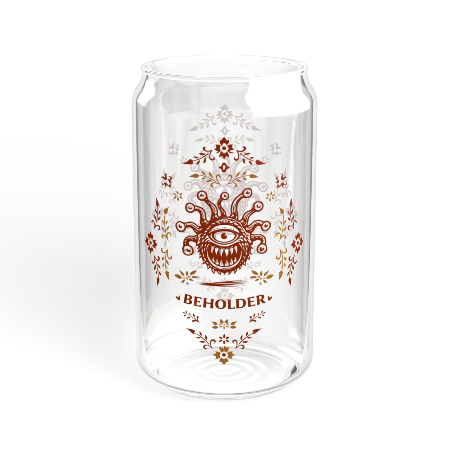 Retro "Beholder" 16oz Can Glass - D&D Series I
