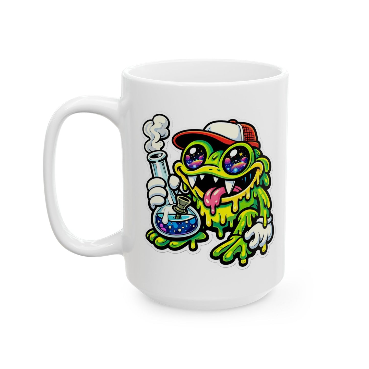 "Official Wake & Bake Frog" - 15oz Coffee Mug