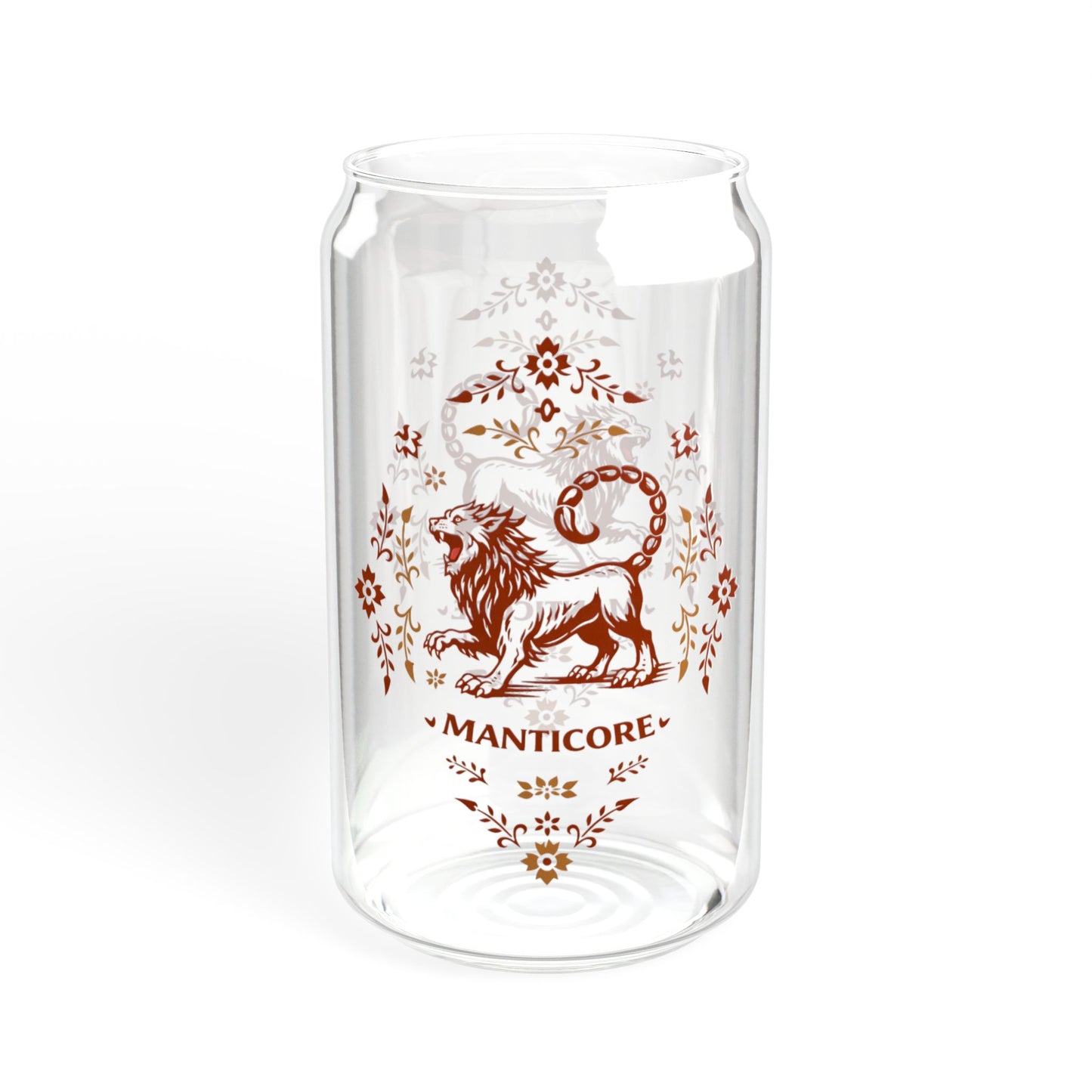 Retro "Manticore" 16oz Can Glass - D&D Series I