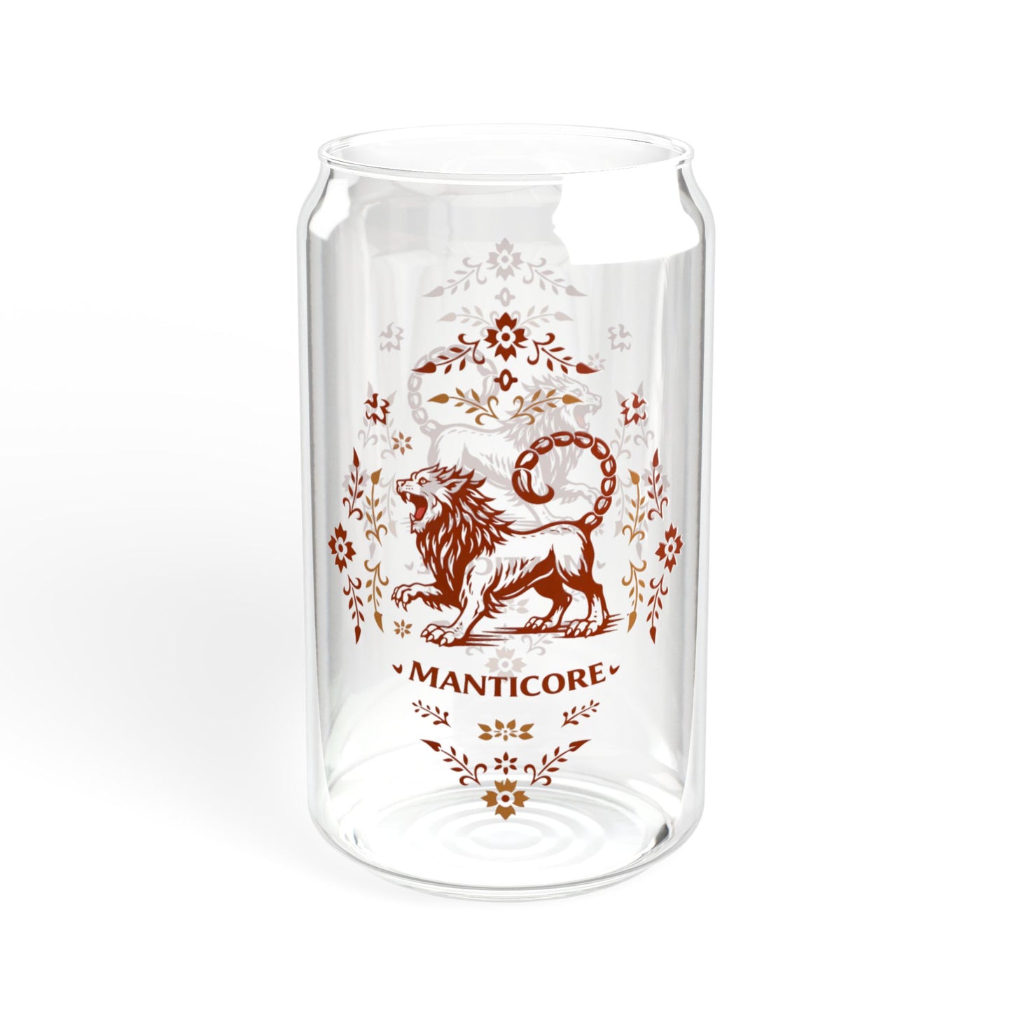 Retro "Manticore" 16oz Can Glass - D&D Series I