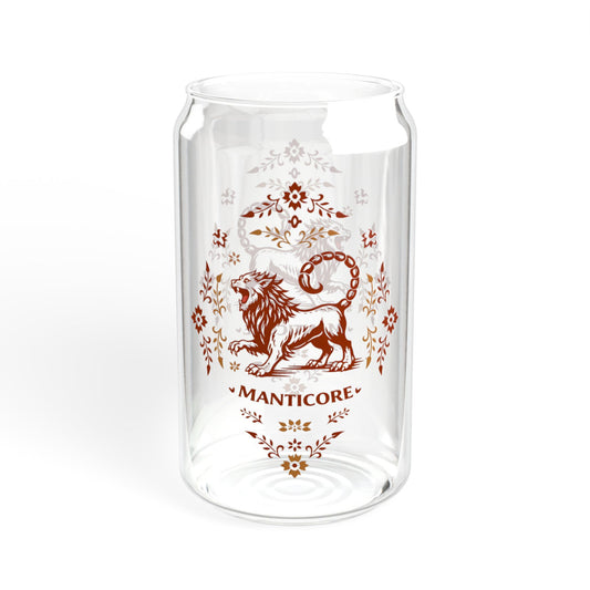 Retro "Manticore" 16oz Can Glass - D&D Series I