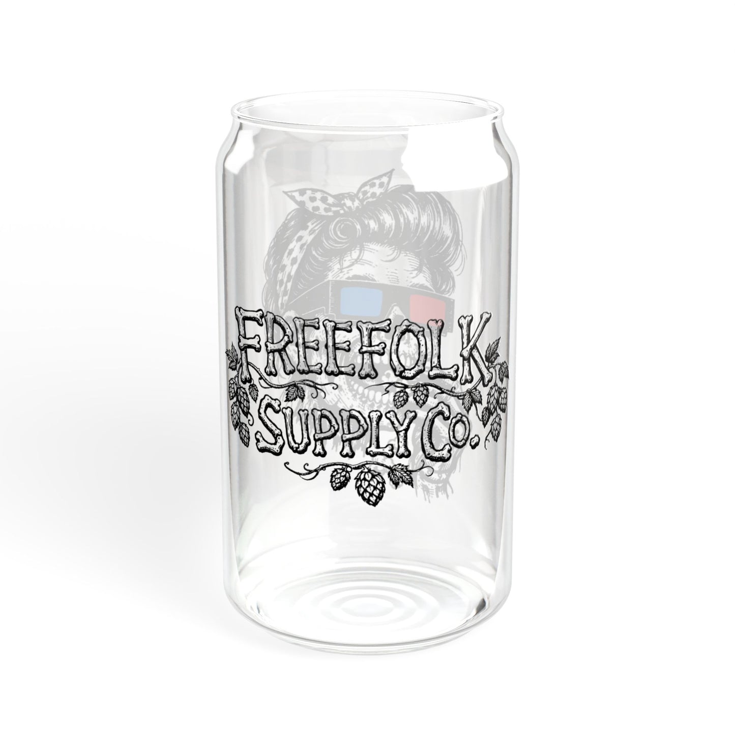 "Movie Night" - 16oz Zombie Can Glass