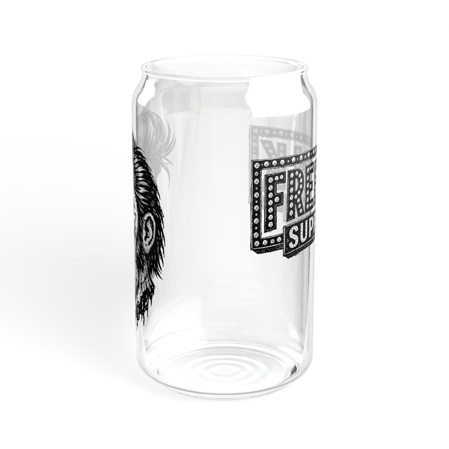"The King" - 16oz Zombie Can Glass