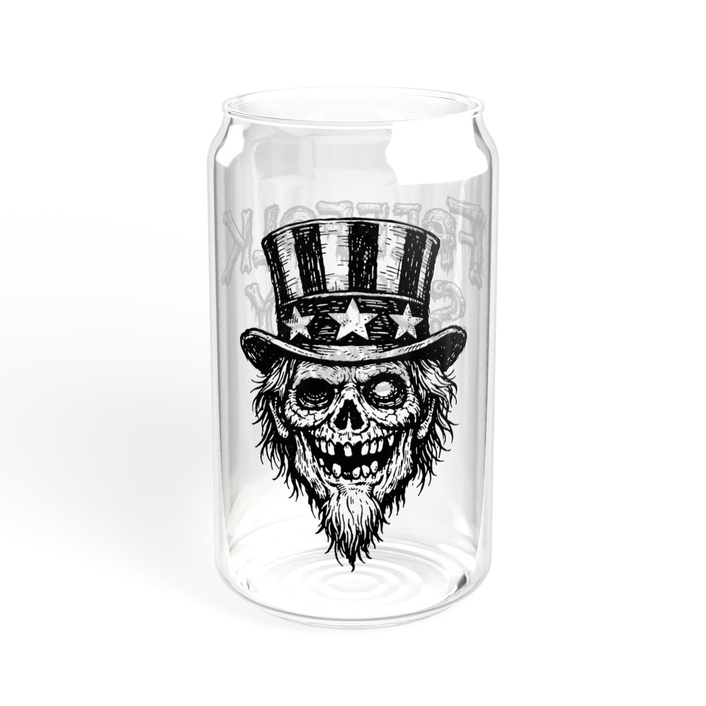 "Uncle Sam" - 16oz Zombie Can Glass