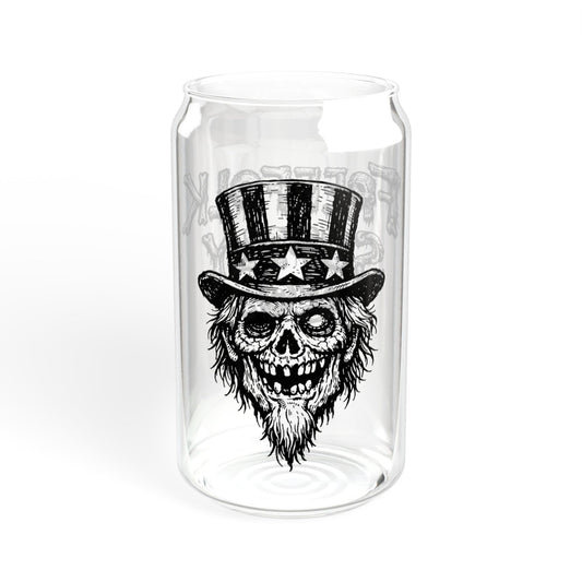 "Uncle Sam" - 16oz Zombie Can Glass