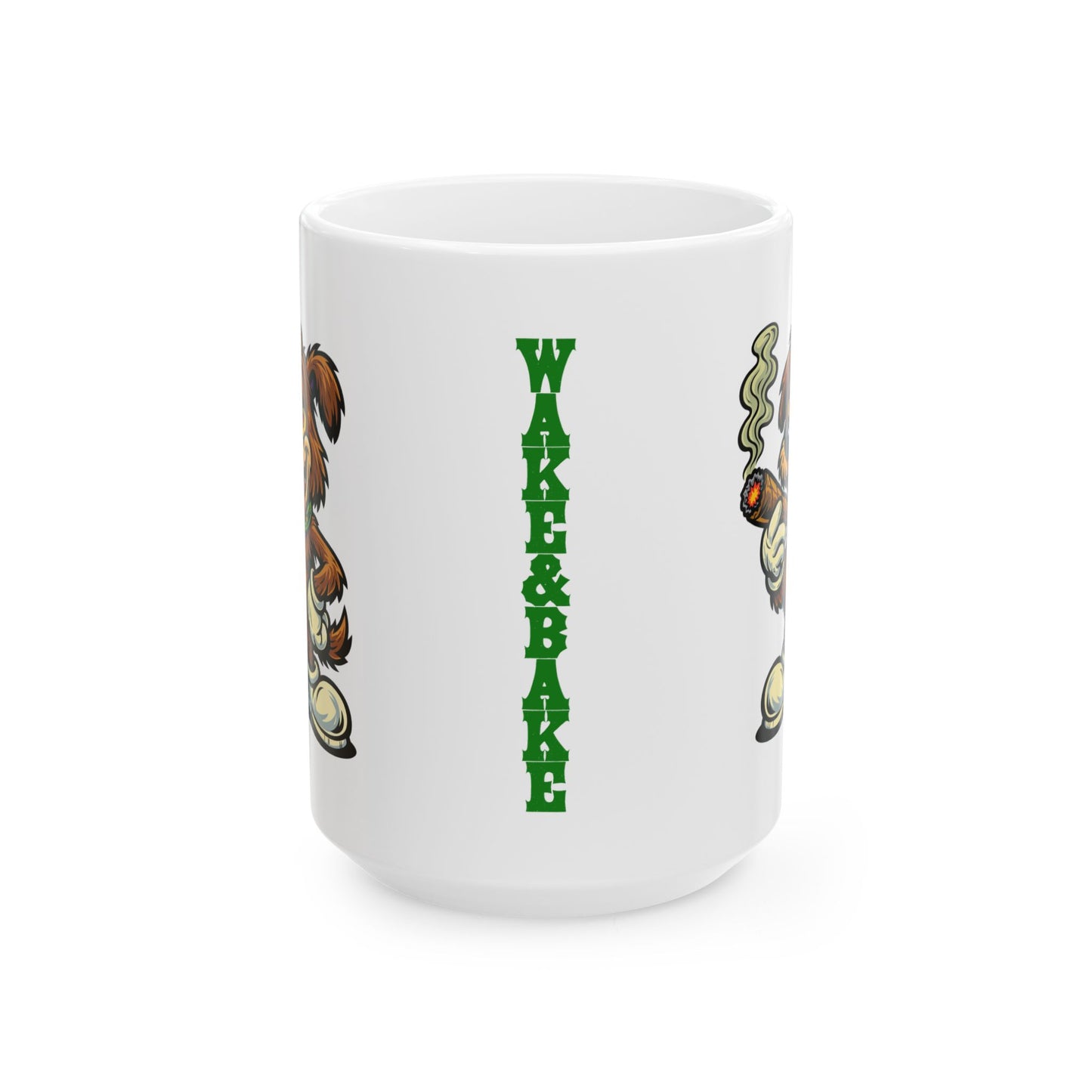 "Official Wake & Bake Doggo" - 15oz Coffee Mug