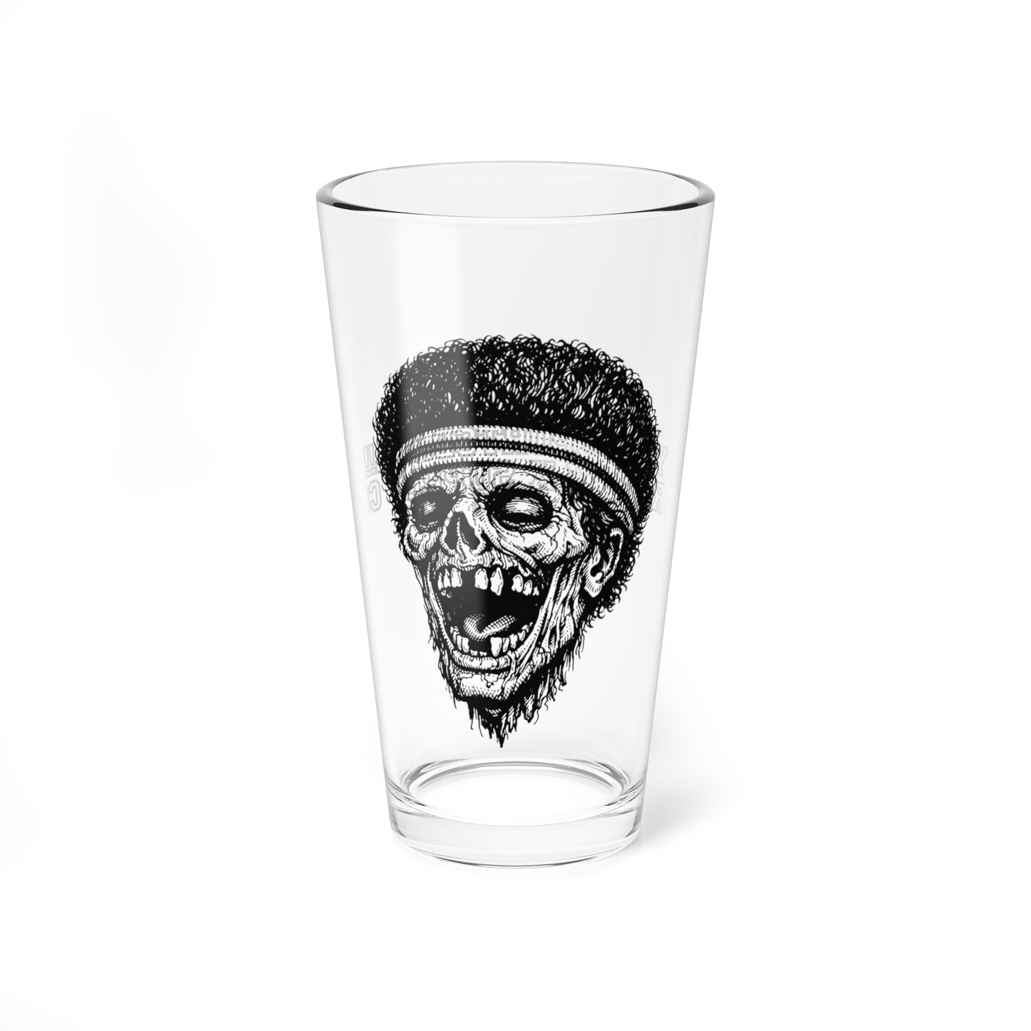"Bouncy Sportsball" - 16oz Zombie Pint Glass