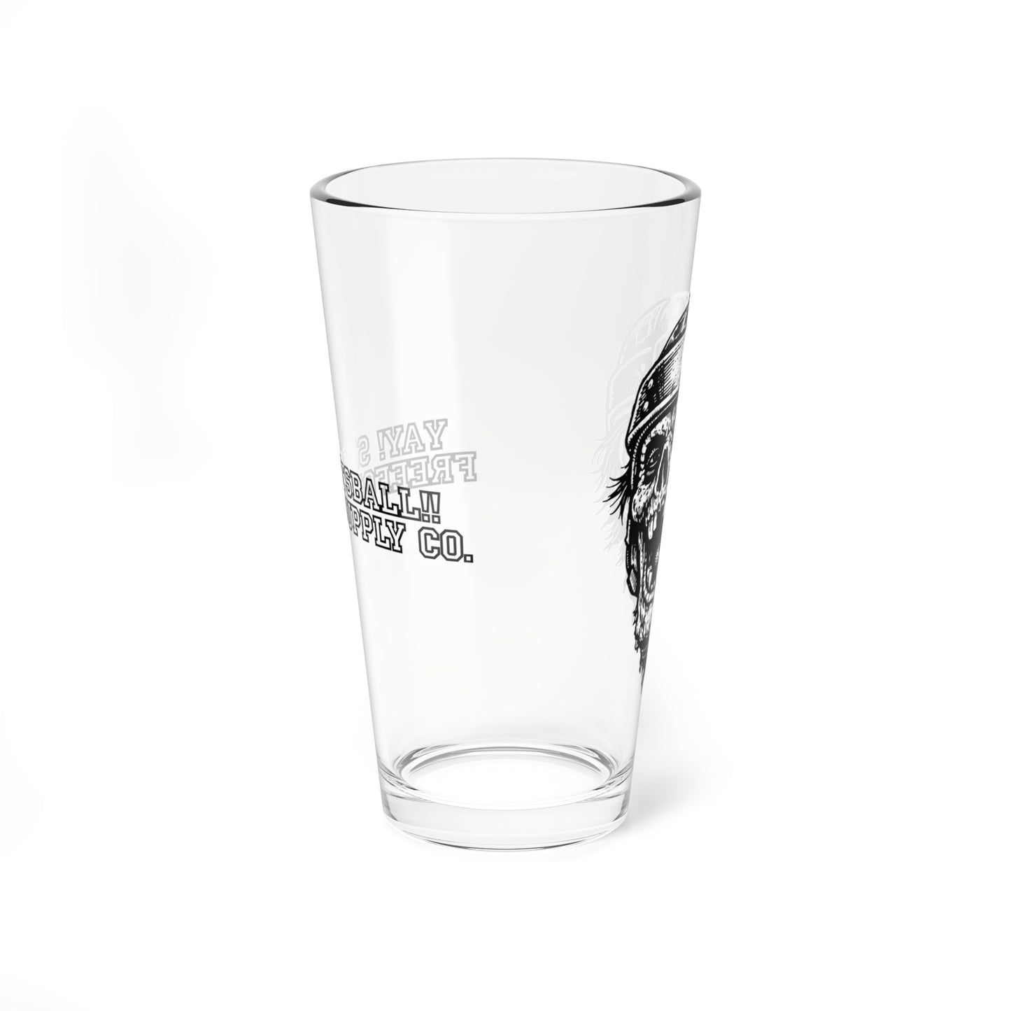 "Slippery Sportsball" - 16oz Zombie Pint Glass