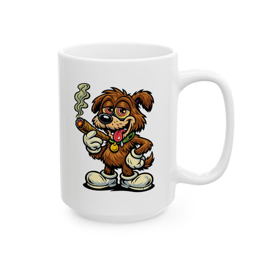 "Official Wake & Bake Doggo" - 15oz Coffee Mug