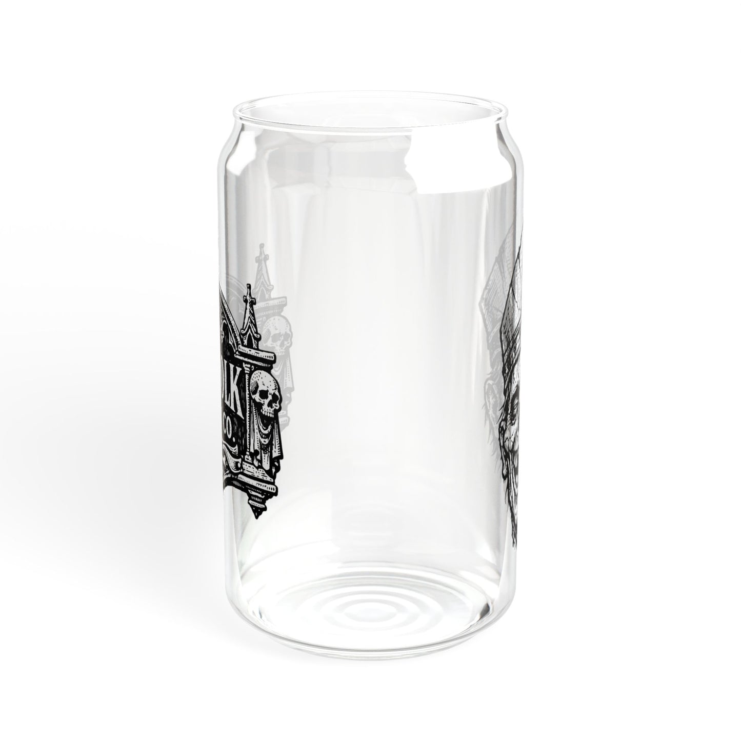 "His Holy Roman" - 16oz Zombie Can Glass
