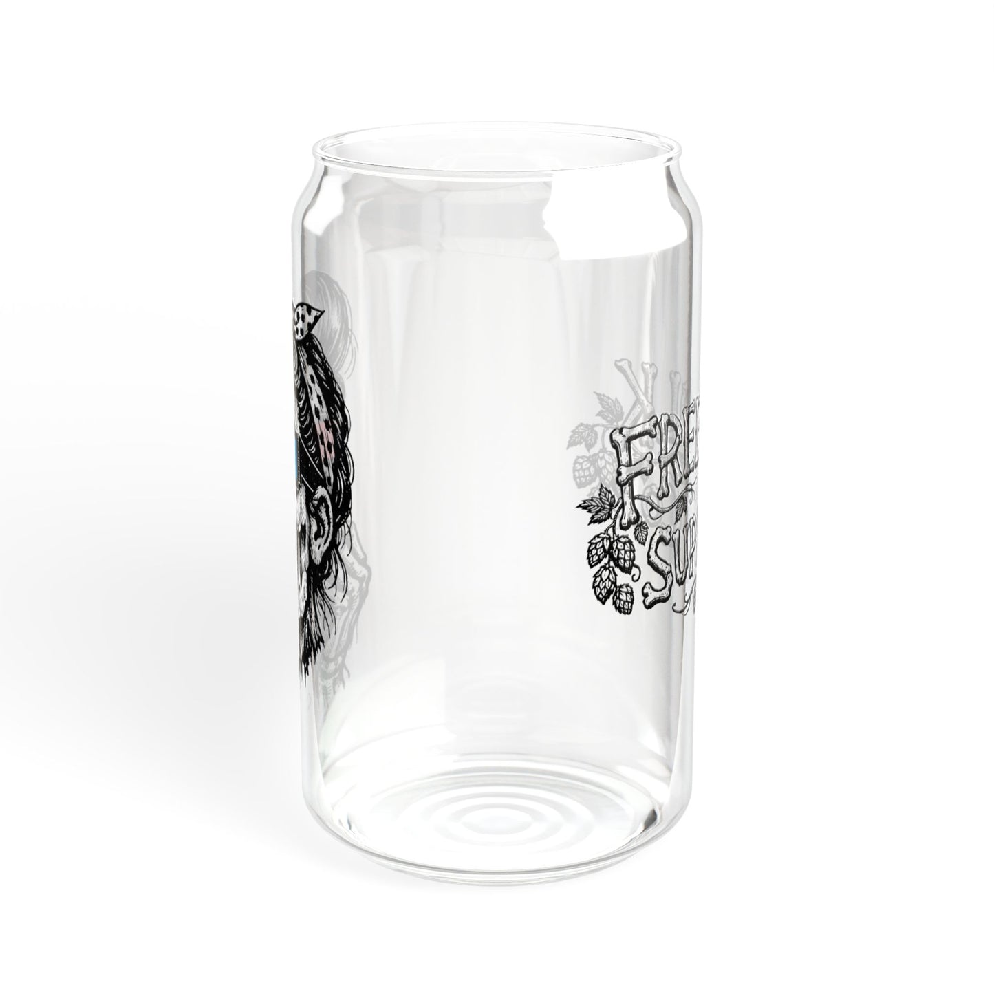 "Movie Night" - 16oz Zombie Can Glass