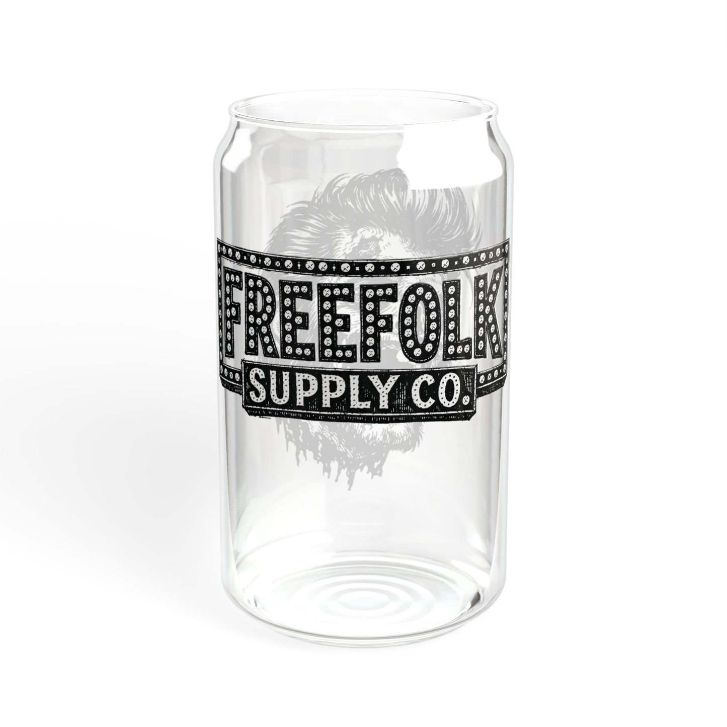 "The King" - 16oz Zombie Can Glass