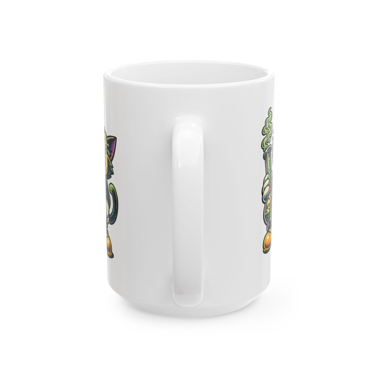 "Official Wake & Bake Cat" - 15oz Coffee Mug
