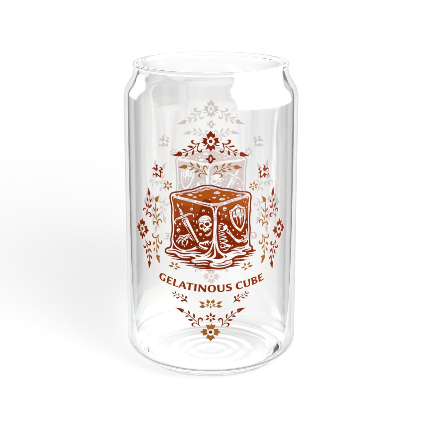 Retro "Gelatinous Cube" 16oz Can Glass - Dungeons & Dragons