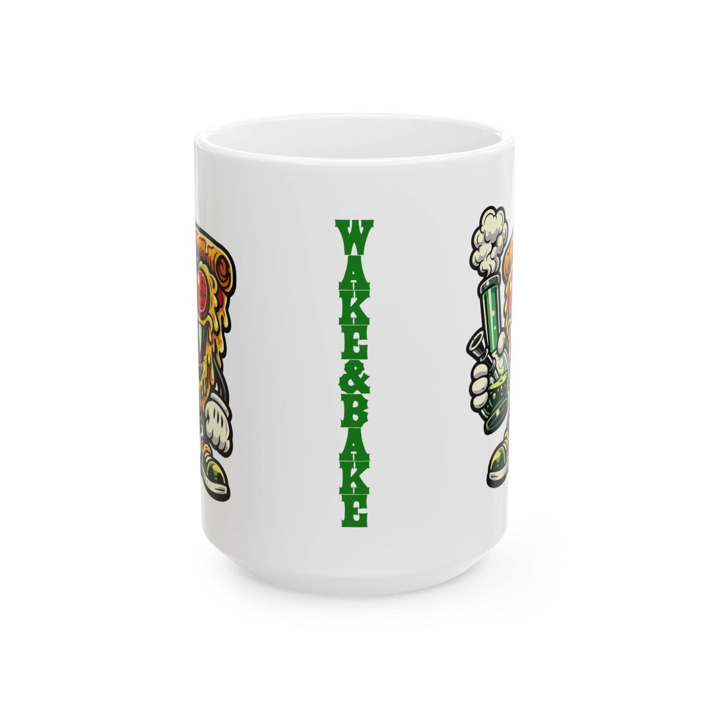 "Official Wake & Bake Pizza" - 15oz Coffee Mug