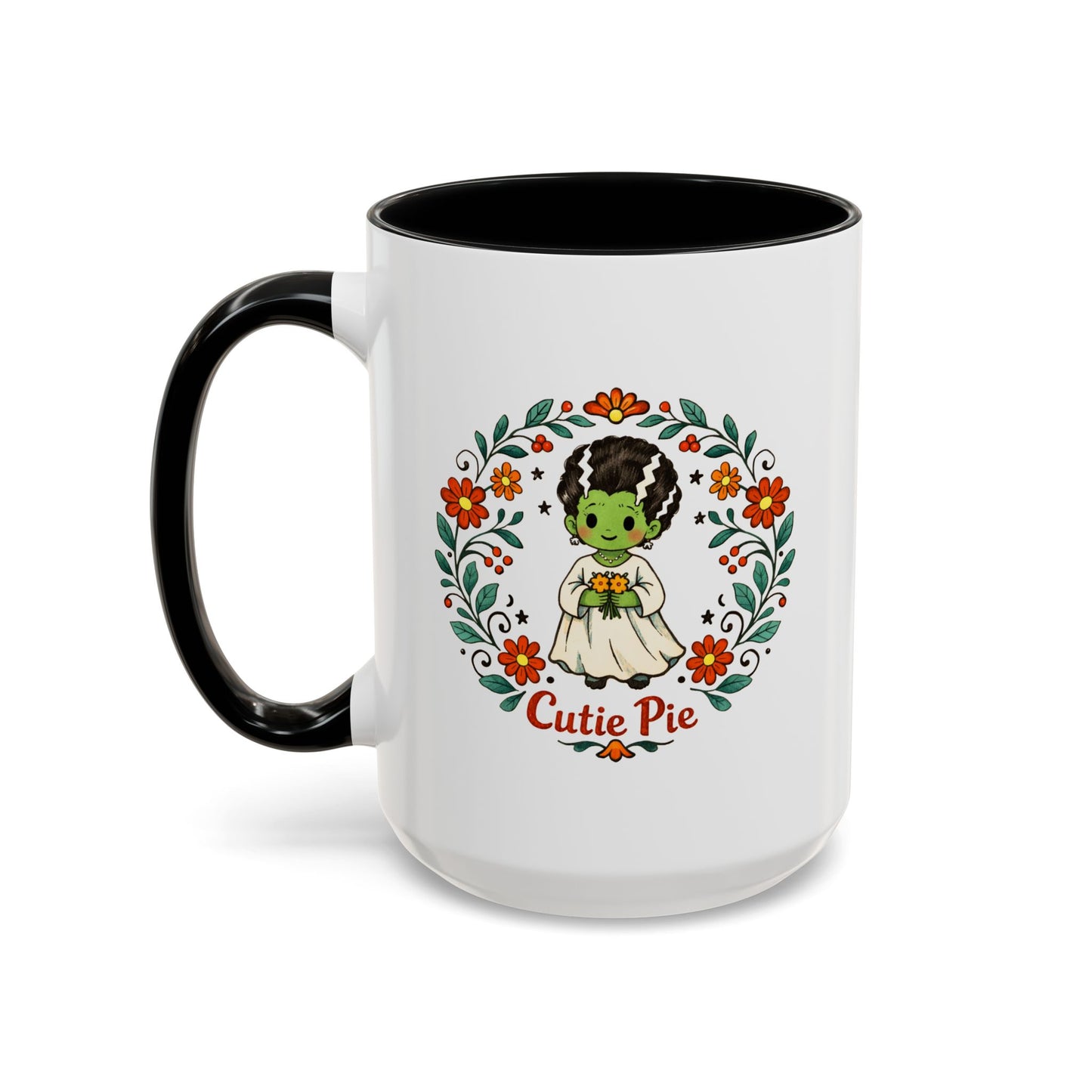 "Cutie Pie" 15oz Folksy Monster Bride Mug