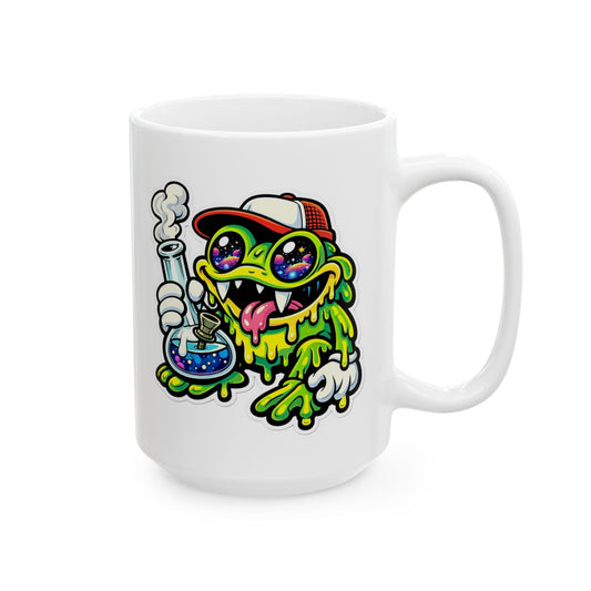 "Official Wake & Bake Frog" - 15oz Coffee Mug