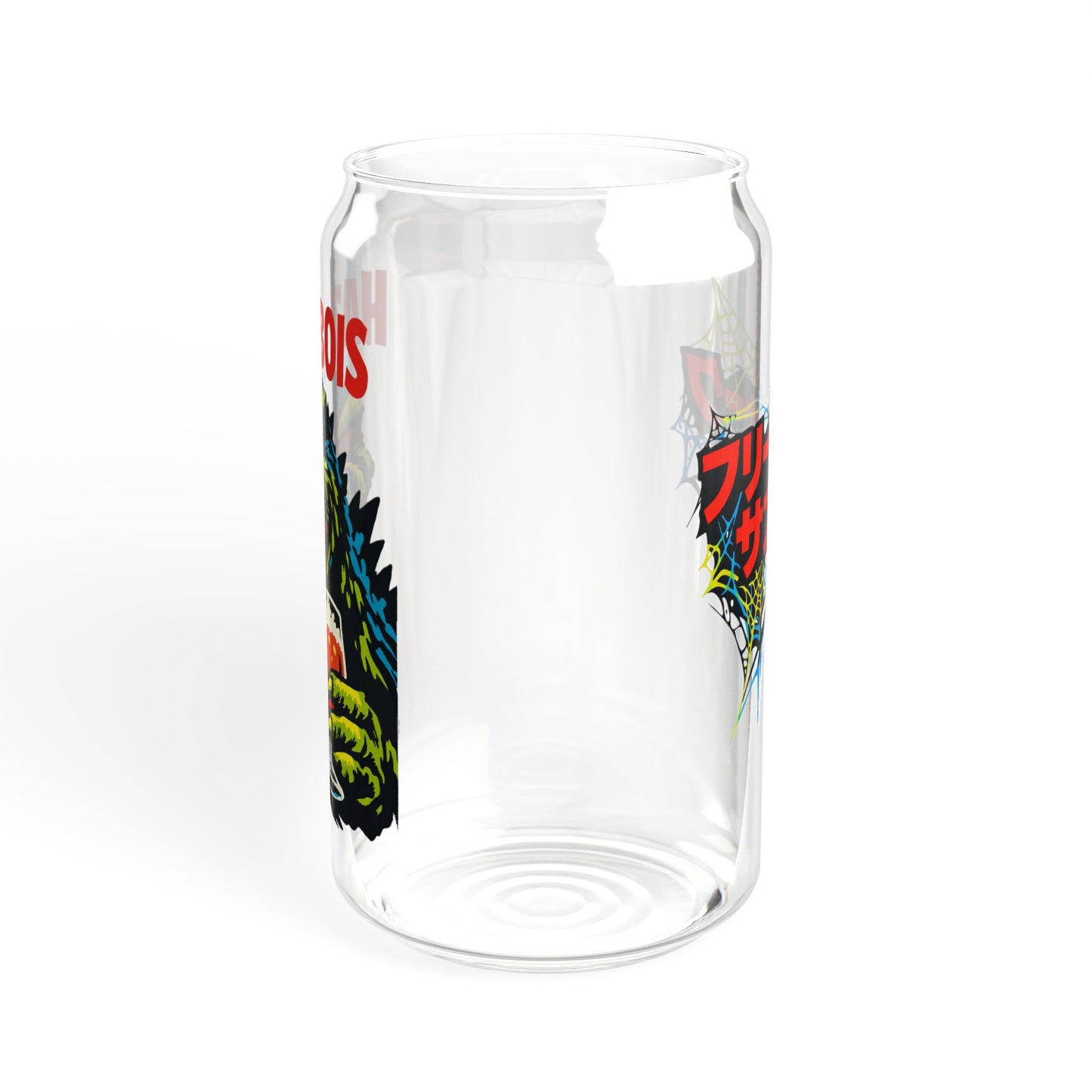 "Hazy Bois Gojira" - 16oz Retro Horror Can Glass