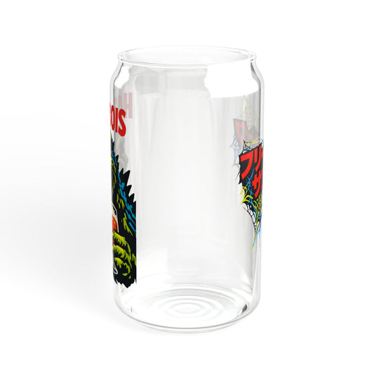 "Hazy Bois Gojira" - 16oz Retro Horror Can Glass
