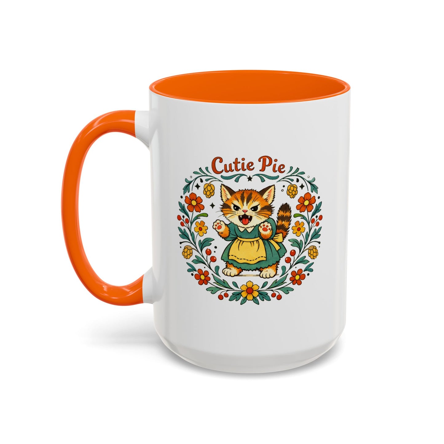 "Cutie Pie Kitty" 15oz Folksy Kitty Mug