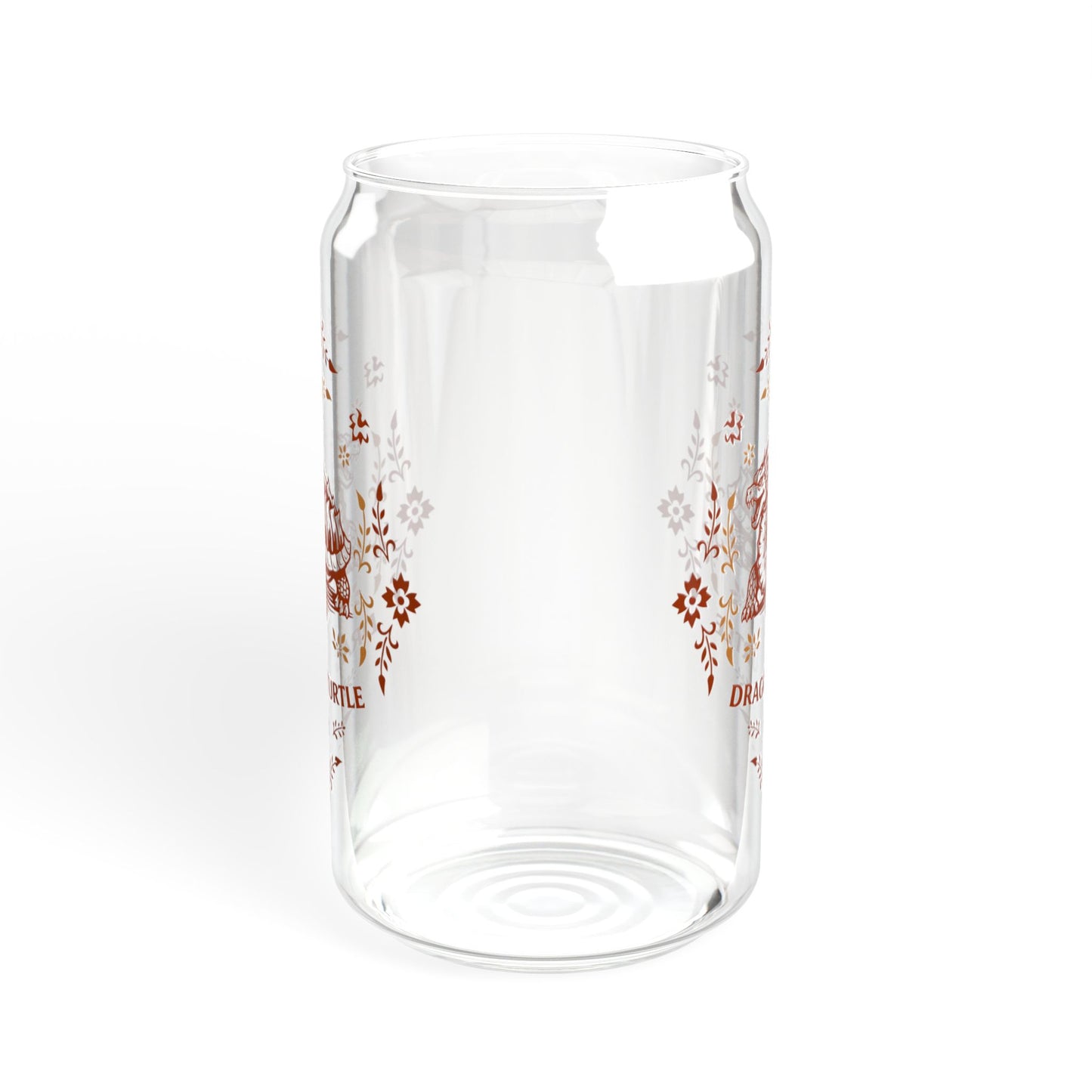 Retro "Dragon Turtle" 16oz Can Glass - D&D Series I