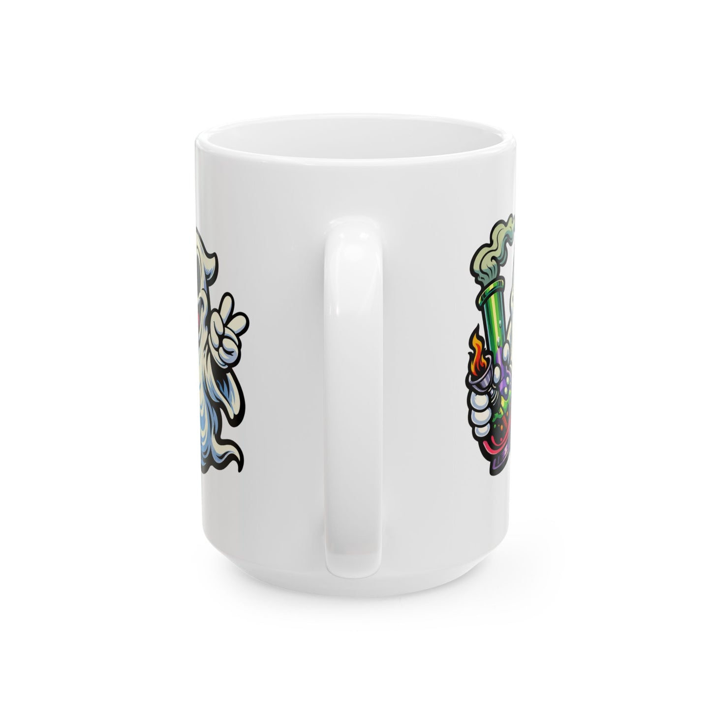 "Official Wake & Bake Ghost" - 15oz Coffee Mug