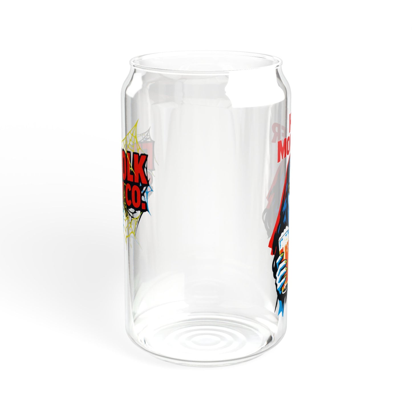 "Hop Monster Vampire Bride" - 16oz Retro Horror Can Glass