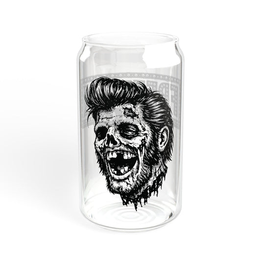 "The King" - 16oz Zombie Can Glass